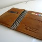 genuine full leather Case for galaxy s4 and htc butterfly s book wallet handmade