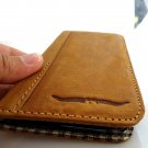 genuine vintage leather Case For Samsung Galaxy Note II 2 book wallet handmade N