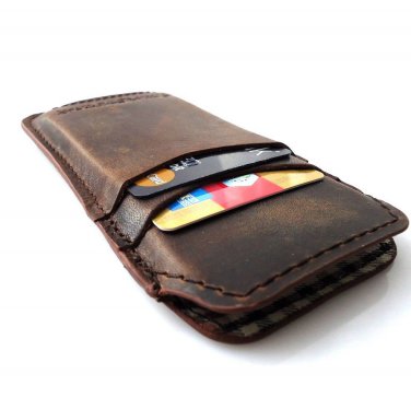 genuine vintage leather case fit iphone 5 s cover book wallet 5c 5s handmade c R