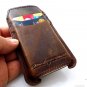 genuine vintage leather case fit iphone 5 s cover book wallet 5c 5s handmade c R