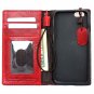 Genuine Soft Leather Hard Case Fit for Iphone 6 Book 4.7 Inch Wallet Handmade S Luxury Handtec Red
