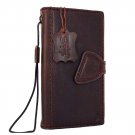 Genuine Vintage Leather Case for Samsung Galaxy S6 Edge Book Wallet Luxury Magnet Handmade Retro