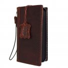 Genuine Vintage Leather Case for Samsung Galaxy S6 Edge Book Wallet Luxury Cover S Handmade Retro