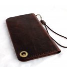 Genuine Leather Case for Samsung Galaxy S6 Edge Book Wallet Id Handmade