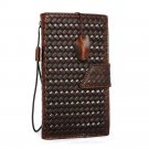 Genuine Real Leather Case for Sony Xperia Z3 Book Wallet Handmade Id Z 3 Magnet Close Luxury