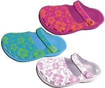 Funky Feet Clogs Lot~Size 10~ FIVE PAIRS!!! ONE MORE SET LEFT!