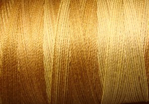 JP2 Spun Gold Muddy Monet 35wt 500m Valdani Overdyed Thread  q1