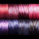 Silk perlé Au Ver à Soie by VALDANI - Luxury Purples collection 8 spools