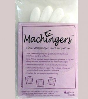 Machingers Gloves designed for machine quilters size M/l