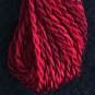 W8 Royal Red Valdani Wool 10 yds skein size 15 (26/2)