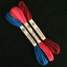 Popsicle Collection Valdani Wool 10 yds skein size 15 (26/2)