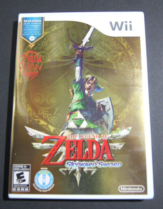 The Legend of Zelda Skyward Sword w/ music CD