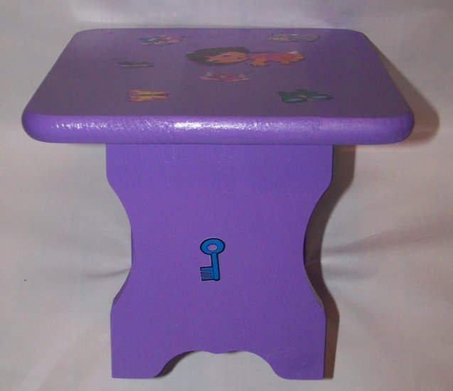 Dora The Explorer Step Stool Time Out Bench Handmade