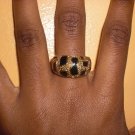 Sexy H&M Gold and Black Bulky Ring!