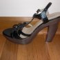 Super Fab Black Forever 21 Platform Buckle Up Heels