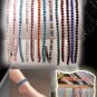 Malibu - Crystal Stretch Anklet Starter Kit with Free Display - 1 Package of 60 Pieces