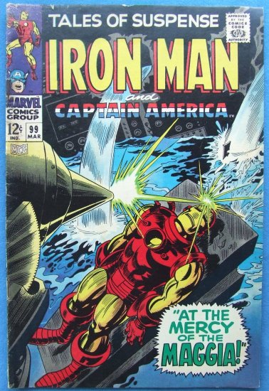 TALES OF SUSPENSE IRON MAN & CAPTAIN AMERICA NO 99 MARCH 1968