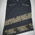 Jeans skirt shorter (br)