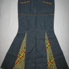 Extra flare long jeans skirt (r)