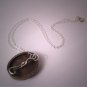 Antique Cameo Necklace Victorian Art Nouveau Period Silver