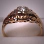 Antique Diamond Wedding Ring Victorian Vintage Gold