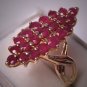 Estate Moghul Style Ruby Ring Vintage Fine Gold Jewelry