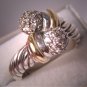 David Yurman Diamond Ring 18K Cable Designer Jewelry