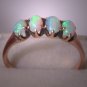Antique Australian Opal Ring Victorian Wedding