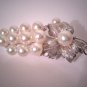Antique Pearl Brooch Akoya Vintage Pin Designer Signed