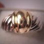 David Yurman Dome Ring 14K Gold Cable Designer Jewelry Sterling