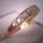 Vintage Platinum Diamond Wedding Band Antique Art Deco Ring