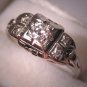 Antique Diamond Wedding Ring Art Deco