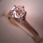 Antique Tiffany Set Diamond Wedding Ring Vintage Platinum Engagement