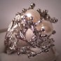 Vintage Pearl Ring Ornate Retro Setting Estate Jewelry