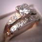 Antique Diamond Wedding Set Vintage Art Deco