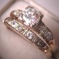 Antique Diamond Wedding Set Vintage Art Deco