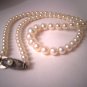 Antique Akoya Pearl Necklace Strand Vintage Deco Signed