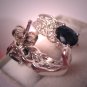 Estate Sapphire Diamond Earrings Art Deco Vintage