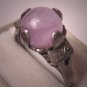 Antique Art Deco Amethyst Ring White Gold Filigree