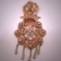 Antique Georgian Pendant Necklace Gold Seed Pearls 1790
