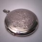 Antique Silver Locket Art Deco Vintage Sterling Floral