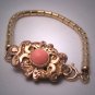 Antique Victorian Gold Coral Bracelet Vintage Estate