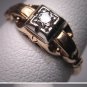 Antique Diamond Wedding Ring Vintage Art Deco Victorian