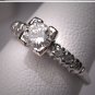 Antique Platinum Diamond Wedding Ring Vintage Art Deco