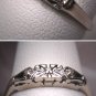 Antique Diamond Wedding Band Ring Vintage Art Deco W.G.