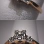 Antique Wedding Ring Euro Diamond Vintage Art Deco Gold