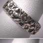 Antique Wedding Band Vintage Art Nouveau Eternity Ring