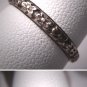 Antique Wedding Band Art Deco Floral Vintage Ring