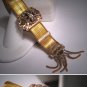 Antique Victorian Slide Bracelet Pearl Gold Vintage