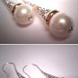 John Hardy Pearl Earrings 18K Gold Sapphire Estate Drop